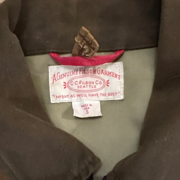 Filson Olive Brown Military Jacket - Picture 2 of 6